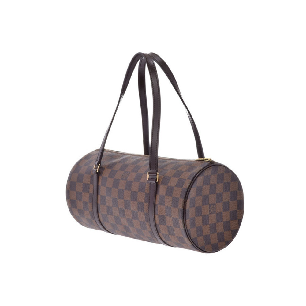 Louis Vuitton Papillon brown handbag leather Damier Ebene